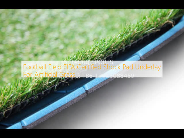 High performance 8mm 10 mm 12mm 15mm thickness shock pad underlay for soccer fields rugby fields hockey fields