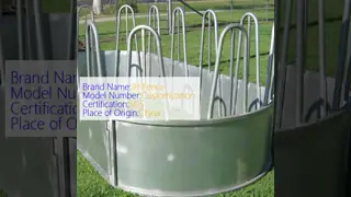 Heavy Duty Durable Metal Hay Rack Featuring Rust Resistant Coating and Easy Installation Suitable for Livestock Feeding
