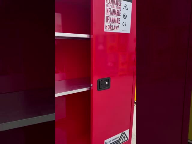 SUPER 45-Gallon (170L) Combustible Safety Cabinet | NFPA 30 & OSHA Compliant Industrial Flammable Storage