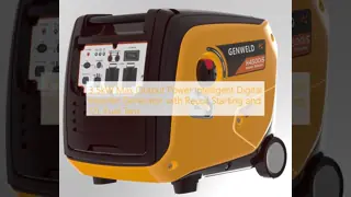 3.5kW Max Output Power Intelligent Digital Inverter Generator with Recoil Starting and 12L Fuel Tank