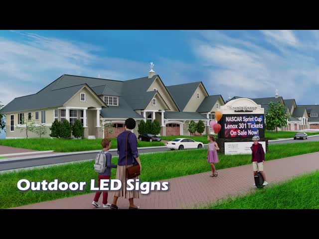 GlareLED Outdoor LED Signs For Businesses