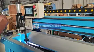 600mm Straight Seam Welding Machine TIG MIG MAG Arc Resistance Seam Welder video