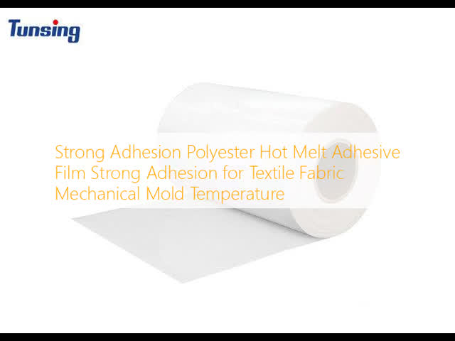 Strong Adhesion Polyester Hot Melt Adhesive Film Strong Adhesion for Textile Fabric Mechanical Mold Temperature