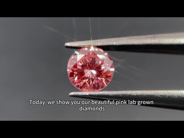 Pink Lab Diamonds 1-2ct Loose Pink Diamonds Pink Hpht Rough Diamond