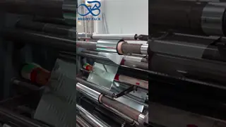 GRS BRC Color Printed Food Grade Aluminum Foil Composite Roll Film For Tea Snack Packaging