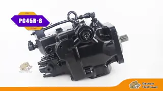 Gegote ijzeren hoofdhydraulische pomp Assy 708-1T-00132 met 100% uitwisseling voor Komatsu PC45R-8 graafmachine