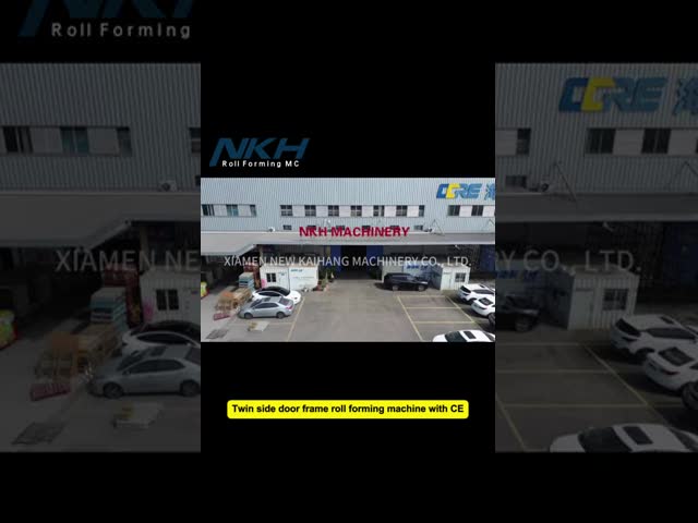 Twin side door frame roll forming machine with CE Double side roll forming machine Door frame