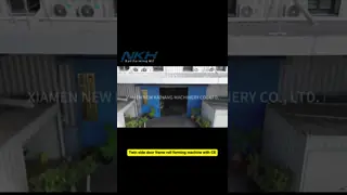 Twin side door frame roll forming machine with CE Double side roll forming machine Door frame