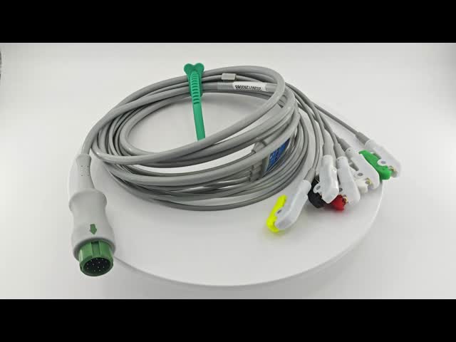 Compatible schiller Holter cable 6leads IEC