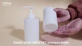 Lotion Plastic Packaging Bottles Round Type Customized Logo Containers for Personal Care Beauty and Health Product Packaging