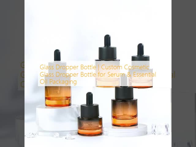 Glass Dropper Bottles Custom Skincare Packaging