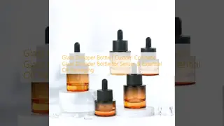 Glass Dropper Bottles Custom Skincare Packaging