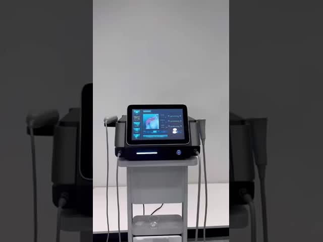 2Handles Reducing Inflammation Pain relief Ultrasound Ballistic Pneumatic Shockwave Therapy Device