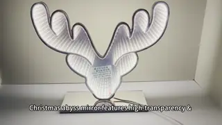 USB Christmas Abyss Mirror Light - Easy Install Holiday Decor with Endless Reflection