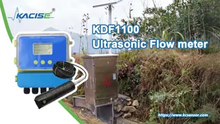 Ultrasonic Flow Meter With POM Sensor IP68 Protection Level Flow Resolution 0.0001L/s
