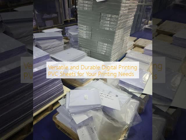 Versatile and Durable Digital Printing PVC Sheets for Smart ID Card Production with High-Quality
