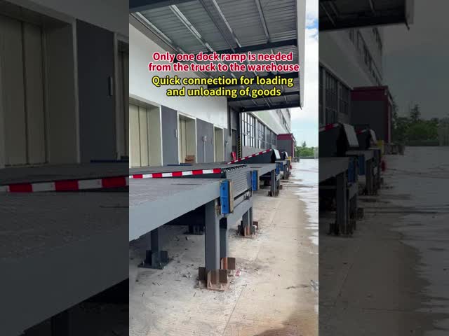 Automatic Loading Bay Dock Levellers Lifts Steel Plate Loading And Unloading For Cargo