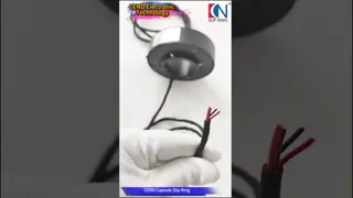 Signal Pancake Slip Ring with Through Hole 45mm and Optional Thickness