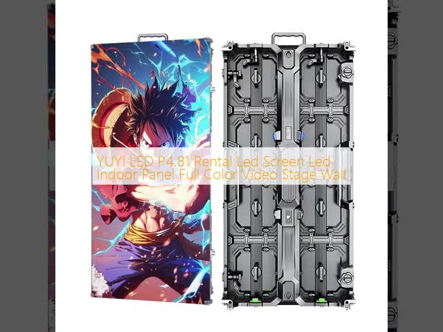 YUYI P4.81 Pixel Pitch Indoor Rental LED Display with Die-casting Aluminum Cabinet and 1920HZ Refresh Rate for Stage Video Wall