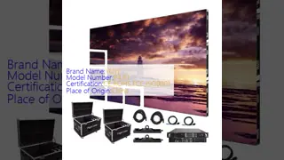 YUYI P4.81 Pixel Pitch Indoor Rental LED Display with Die-casting Aluminum Cabinet and 1920HZ Refresh Rate for Stage Video Wall
