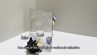 Two way mirror acrylic sheets Factory Direct Acrylic Semi-Transparent Mirror with Cutting Service for decoration