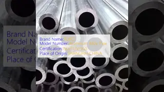 Lightweight Aluminum Alloy ASTM B315 Multi‑size Seamless Pipe for Mechanical Components