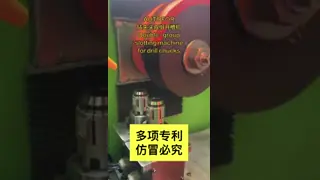 Drill chuck double-slotting machine