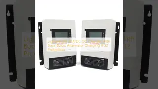 50A DC DC Charger with Buck Boost Alternator Charging and IP32 Protection for Vehicles and Off-Grid Applications