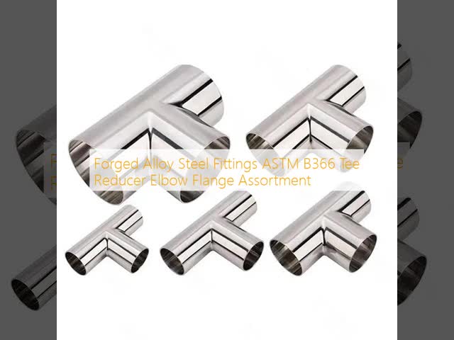 Forged Alloy Steel Fittings ASTM B366 Tee Reducer Elbow Flange Assortment