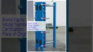 Removable plate heat exchanger with high heat transfer coefficient
