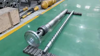 Water-cooled Or Air-cooled Single Screw Extruder Screw Barrel with Barrel Hardness HV900-1100 and Nitriding Treatment