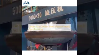 Cabeça Elíptica de Aço Carbono de Grande Tamanho com Relação de Redução de 10% para Aplicações Industriais