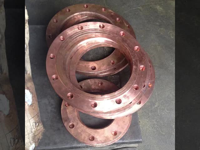 Yellow Transparent Coating Copper Nickel Flange with Excellent Durability