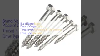 316 roestvrijstalen schroeven corrosiebestendige duurzame bevestigingsoplossing voor industriële bouw- en machinebouwtoepassingen