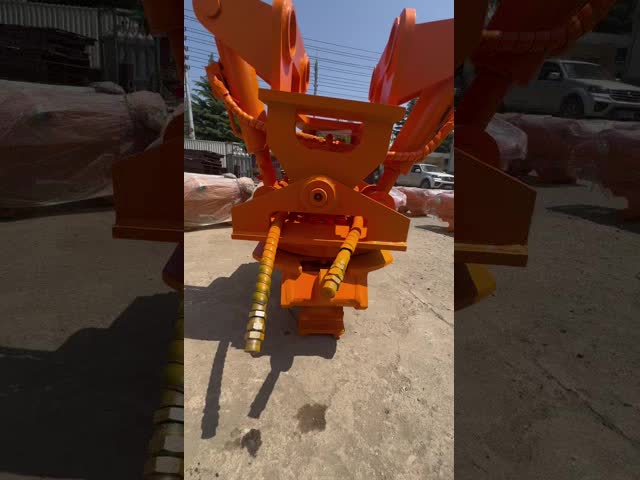 Rotatable Swingable Quick Hitch with Customizable Parameters for Excavator Quick Coupler