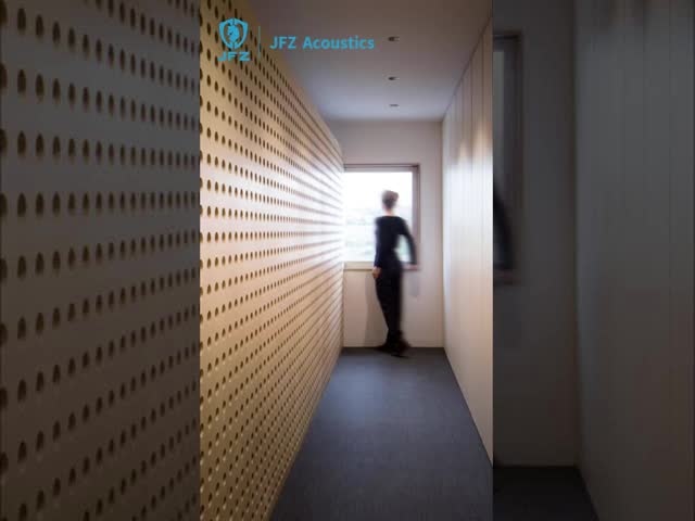Easy Installation Perforated Wood Acoustic Panel for Home Decor