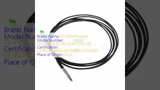 통신등급 CPR Dca 인증 4.5mm 이중 안전 광섬유 패치코드 SM G657AB3 LSZH 블랙 자켓 SCAPC에서 LCAPC