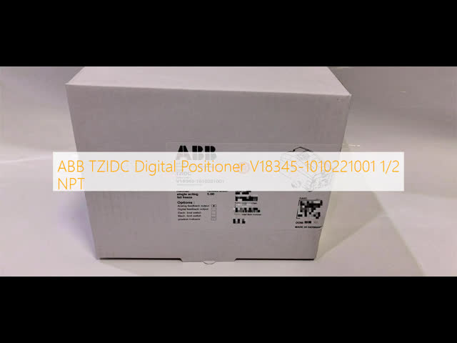 ABB TZIDC Digital Positioner V18345-1010221001 1/2 NPT