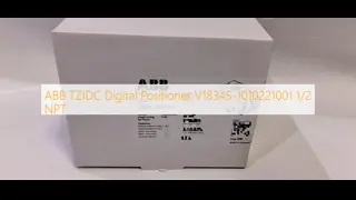 ABB TZIDC Digital Positioner V18345-1010221001 1/2 NPT
