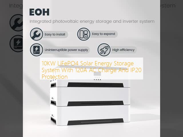 10KW LiFePO4 Solar Energy Storage System With 120A AC Charge And IP20 Protection For Home Solar Power
