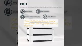 10KW LiFePO4 Solar Energy Storage System With 120A AC Charge And IP20 Protection For Home Solar Power
