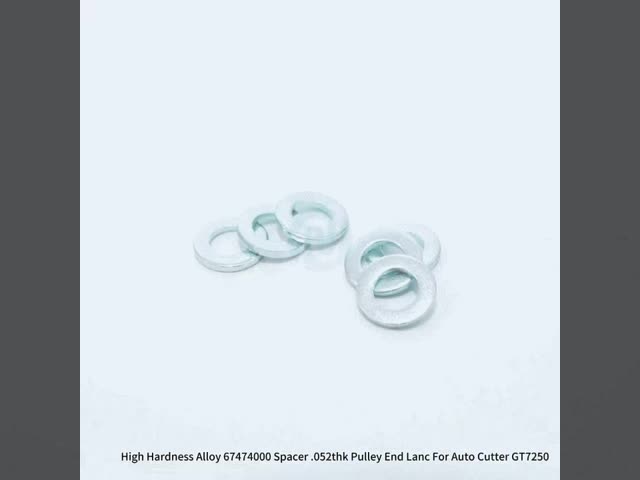High Hardness Alloy 67474000 Spacer .052thk Pulley End Lanc For Auto Cutter GT7250