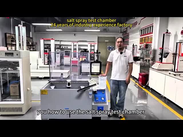 PLC/PC Control Salt Spray Test Chamber 0.09m2~2.25m2 B117 Salt Spray Test Water Spray Test Chamber