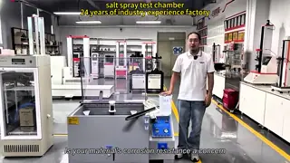 PLC/PC Control Salt Spray Test Chamber 0.09m2~2.25m2 B117 Salt Spray Test Water Spray Test Chamber