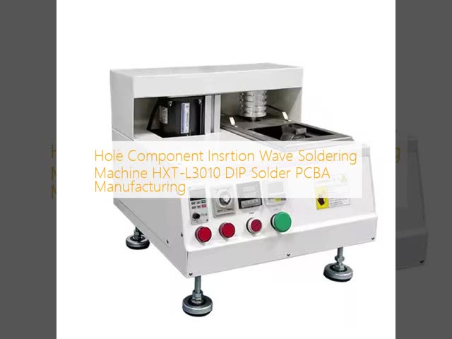 Hole Component Insrtion Wave Soldering Machine HXT-L3010 DIP Solder PCBA Manufacturing