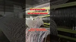 Jinlida CNC Gabion Machine – Dual-Mesh Efficiency for 60×80 mm & 80×100 mm Production