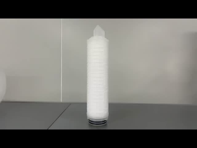10inch PP Pleated Filter Cartridge with Polypropylene Core and 68.5mm OD for High Flow Filtration