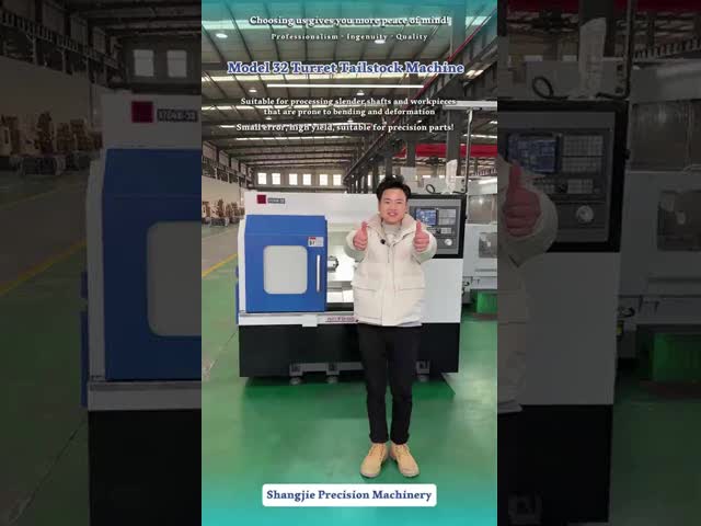 Model 32 Turret Tailstock Machine #machine #cnc #cncmill #factory #cncsoftware #manufacturing