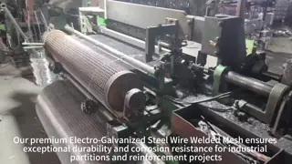 Hot-dip Galvanized Low Carbon Steel Wire Welded Mesh For Safety Fencing & Construction