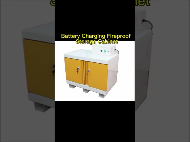 Lithium-Ion Battery Safety Storage & Charging Cabinet 90-Minute EN  Fire-Resistant Protection